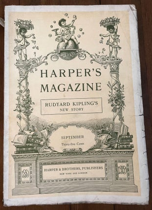 Item #mag77 Harper's Magazine, September 1909. Holman Day Rudyard Kipling, Norman Duncan