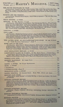 Harper's New Monthly Magazine, No. 317, October 1876