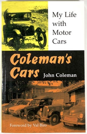 Item #s00010007 Coleman's Cars: My Life with Motor Cars. John Coleman, Val Biro