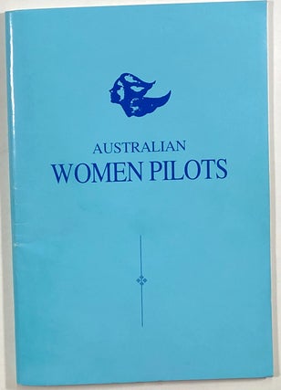 Item #s00010099 Australian Women Pilots. Susan Ward, Australian Women Pilots' Association, A W. P. A
