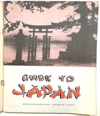 Guide to Japan; Cincpac Cincpoa Bulletin No. 209-45