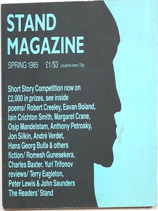 Item #s00010286 Stand Magazine, Spring 1985. Jon Silkin, ed., Robert Creeley, Eavan Boland,...