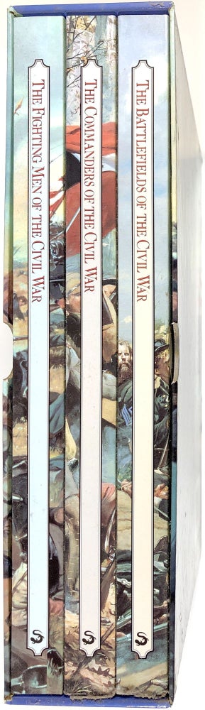 Item #s00010287 The Civil War, Rebels & Yankees, 3 Vols.--The Fighting Men Of The Civil War, The Commanders Of The Civil War, The Battlefields Of The Civil War. William C. Davis.