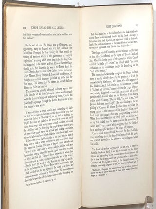 Joseph Conrad: Life and Letters, 2 Vols.