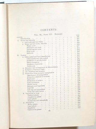 A Textbook of Botany for Colleges and Universities; Vol. II, Ecology