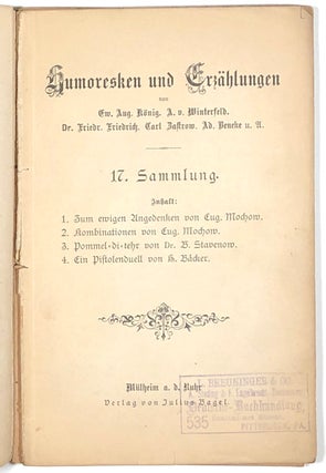 Humoresken und Erzählungen, 17. Sammlung
