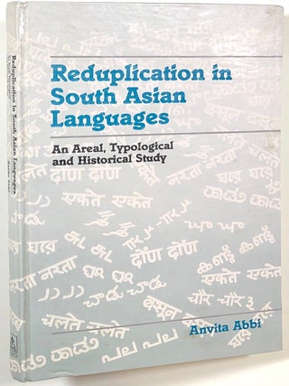 Item #s00011295 Reduplication in South Asian Languages: An Areal, Typological and Historical...