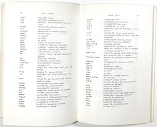 A Word-List of Manichaean Middle Persian and Parthian; Textes et Memoires, Tome II--Supplement; Acta Iranica, Troisieme Serie, 9a; With a reverse index by Ronald Zwanziger