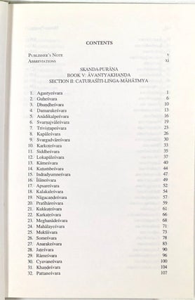 The Skanda - Purana, Part XIII; Ancient Indian Tradition & Mythology Vol. 61