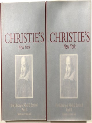 Item #s00012253 The Library of Abel E. Berland; 2 vols.--Part I: Important English LIterature,...