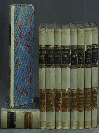 Item #s00012267 Opere volgari di Giovanni Boccaccio,cor, su i testi a penna, 17 volumes...