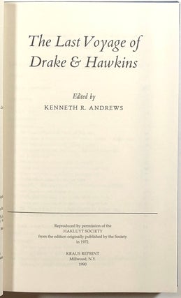The Last Voyage of Drake & Hawkins; and