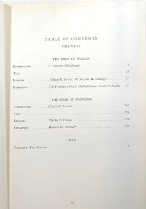 The Interpreter's Bible, A Commentary in Twelve Volumes, Volume 4: Psalms & Proverbs