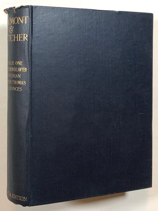 Item #s00012854 The Works of Francis Beaumont and John Fletcher; Variorum Edition; Volume IV: The...