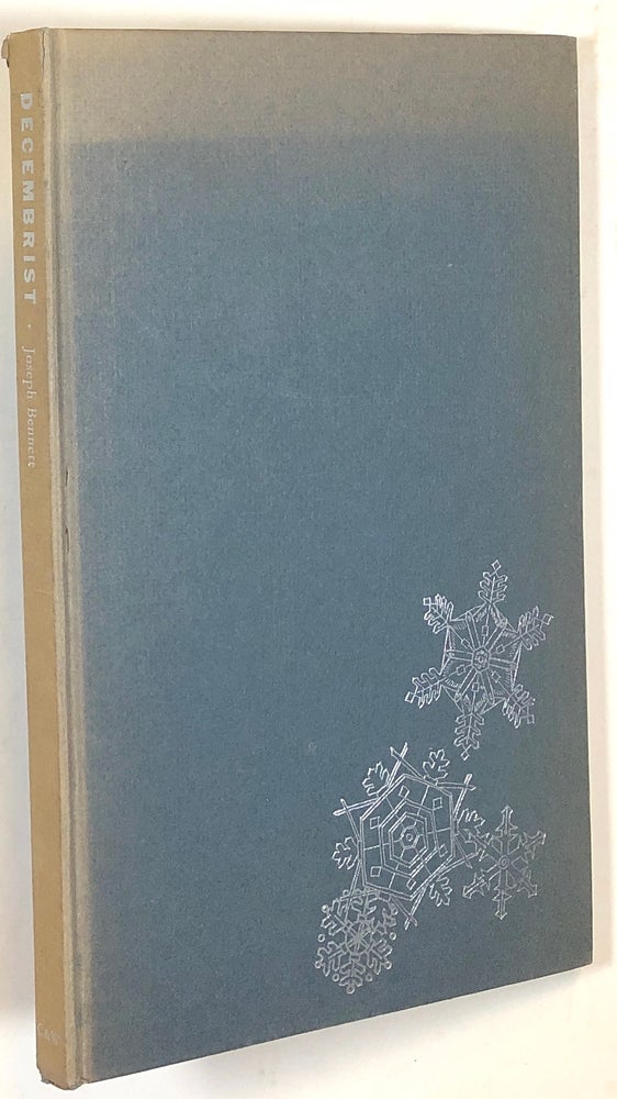 Item #s00013161 Decembrist, A Book of Poems. Joseph Bennett.
