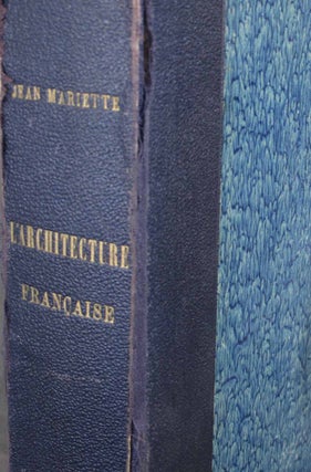 Item #s00013753 L'Architecture Francaise, 3 vols.; Reimpression de l'edition originale de 1727;...