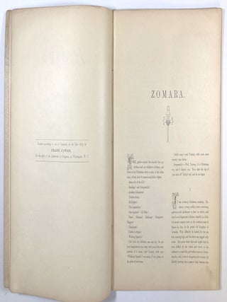 Zomara, A Romance of Spain; Frank Cowan's Christmas Story