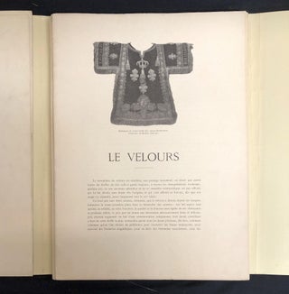 Les Arts de la Soie, Le Velours