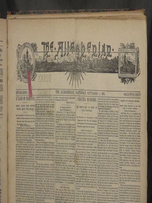 The Alleghenian--July 9, 1892-June 24, 1893