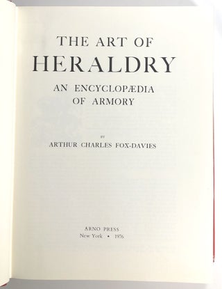 The Art of Heraldry, An Encyclopaedia of Armory; Encyclopedia