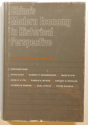 Item #s00014720 China's Modern Economy in Historical Perspective. Dwight H. Perkins, ed