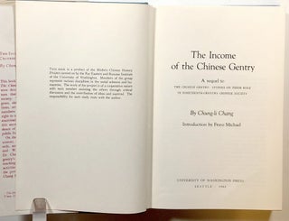 The Income of the Chinese Gentry
