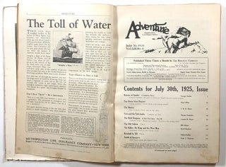 Adventure; Volume LIII, No. 6; July 30th issue, 1925