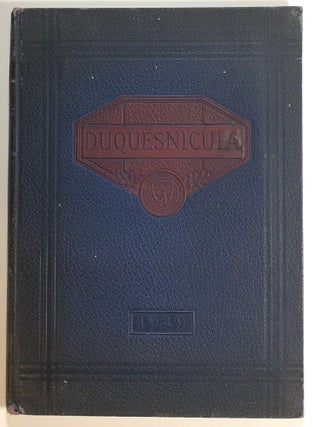 Item #s00014801 1929 Duquesnicula; Annual Publication of Duquesne University Prep School;...