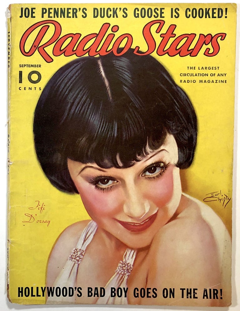 Item #s00014890 Radio Stars; September 1936; Vol. 8 No. 6. Lester C. Grady, ed., George Kent, Gladys Hall, Et. Al.