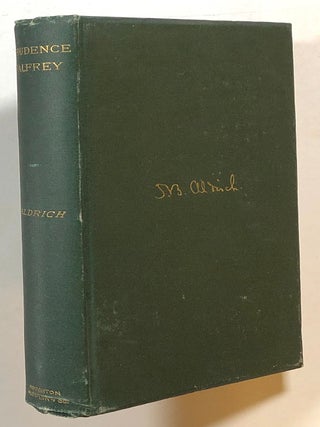 Item #s00014937 Prudence Palfrey, a novel. Thomas Bailey Aldrich