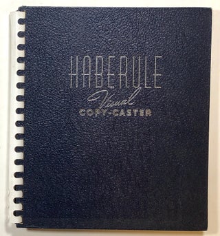 Item #s00014977 Haberule Visual Copy-Caster. The Haberule Co