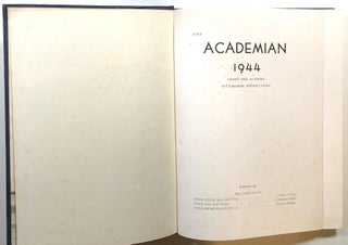 The Academian, 1944; Shady Side Academy; Pittsburgh, Pennsylvania