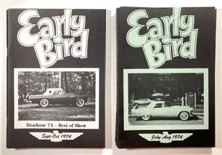 8 issues of The Early Bird from the mid-70s + 1975 Membership Roster (Earlybird Supplement)--Issues are May-June 1974 (Vol. 12, No. 3), July-August 1974 (Vol. 12, No. 4), September-October 1974 (Vol. 12, No. 5), November-December 1974 (Vol. 12, No. 6), January-February 1975 (Vol. 13, No. 1), March-April 1975 (Vol. 13, No. 2), May-June 1975 (Vol. 13, No. 3), & July-August 1975 (Vol. 13, No. 4) + 1975 Membership Roster (as of April 1975) Classic Thunderbird Club International [Earlybird Supplement May-June 1975 issue]
