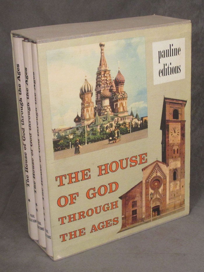 Item #s00015357 The House of God Through the Ages, A Panorama of Christian Architecture, 3 vols.--Volume I: From Early Christian to Romanesque Architecture, Volume II: From the Gothic Era to the Renaissance, & Volume III: From Baroque to Today. Vanna Chirone, trans Kathleen Nottridge.