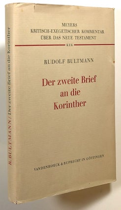 Item #s00015437 Der zweite Brief des Paulus an die Korinther. Rudolf Bultmann, Erich Dinkler