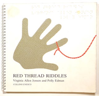 Item #s00016274 Red Thread Riddles. Virginia Allen Jensen, Polly Edman