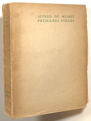 Item #s00016300 Premieres Poesies. Alfred De Musset