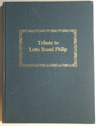 Item #s00016480 Tribute to Lotte Brand Philip: Art Historian and Detective. William W. Clark,...