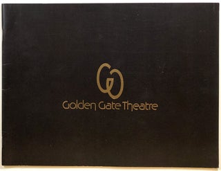 Item #s00016763 Golden Gate Theatre. Frank Berlingeri, H. Anthony Reilly III: Bruce Conquest, Et. Al