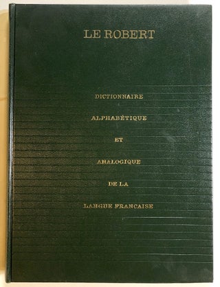 Item #s00016793 Dictionnaire Alphabatique et Analogique de la Langue Francaise, Supplement. Paul...
