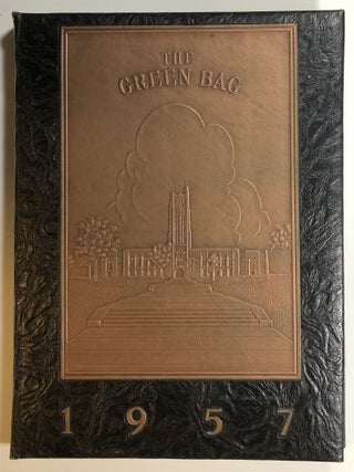 Item #s00017833 The 1957 Green Bag: Yearbook of Baltimore City College; Greenbag. Robert...