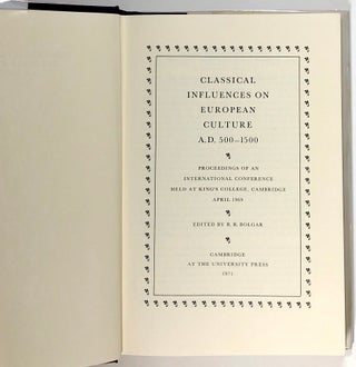 Classical Influences on European Culture A.D. 500-1500