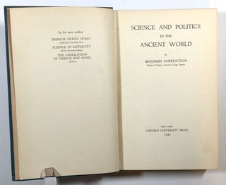 Science and Politics in the Ancient World