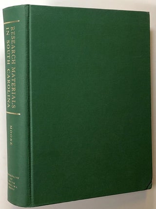 Item #s00019263 Research Materials in South Carolina: A Guide. John Hammond Moore, ed