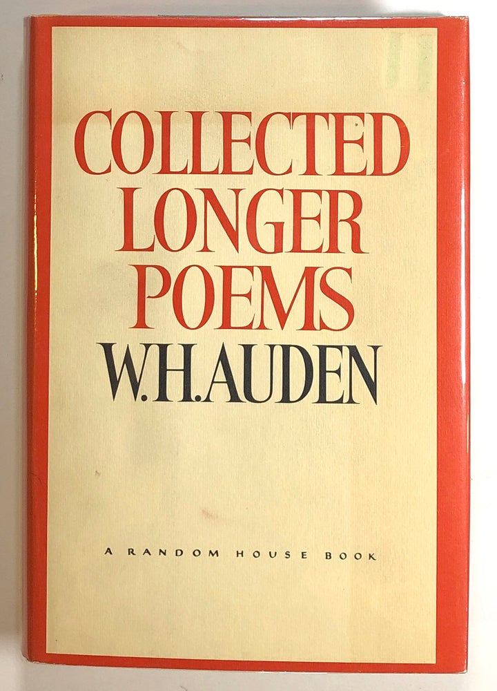 Item #s00019451 Collected Longer Poems. W. H. Auden.
