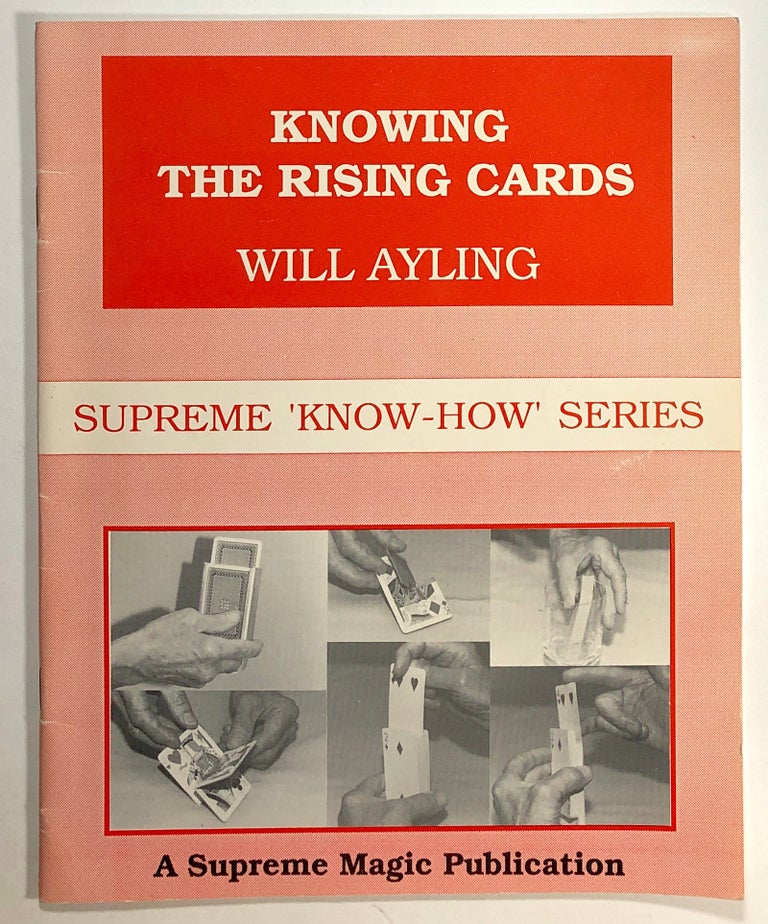 Item #s00019829 Knowing the Rising Cards; Supreme 'Know-How' Series. Frank Ayling.
