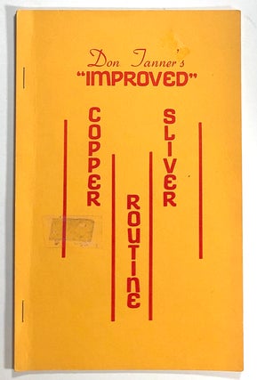 Item #s00019868 Don Tanner's Improved Five Star Copper / Silver Routing. Don Tanner