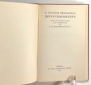 C. Suetoni Tranquilli: Diuus Vespasianus