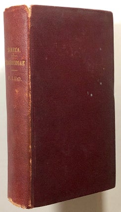 Item #s00019935 L. Annaei Senecae: Tragoediae, 2 Vols. in 1--Vol. 1 : Observationes Criticae &...