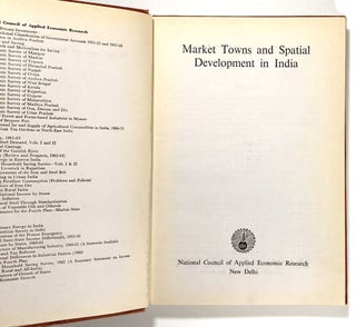 Market Towns and Spatial Development in India